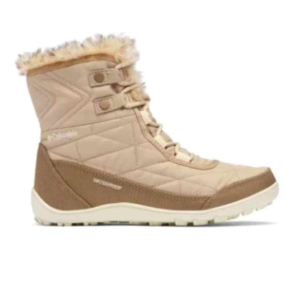 Columbia Women's Minx Shorty Boots. Brand New WT. Oxford Tan, Fawn. Size8.5 Shoe